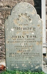 John Tom Blisland grave