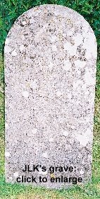 JLK headstone